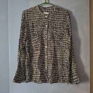 RAILS Nila Onyx Batik Blouse L